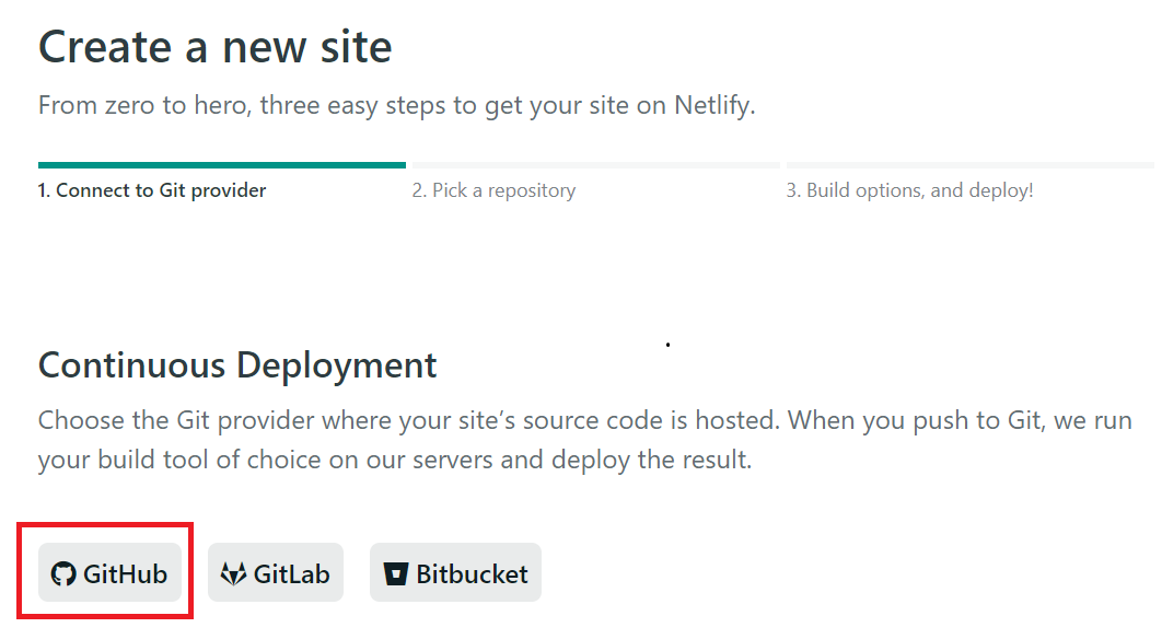 netlify-connect-to-git